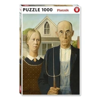 Puzzle - Piatnik - Wood; American Gothic 1000Pc