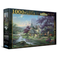 Harlington Thomas Kinkade PQ Clocktower Cottage 1000 pieces