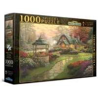 Harlington Thomas Kinkade PQ Make a Wish Cottage 1000 pieces