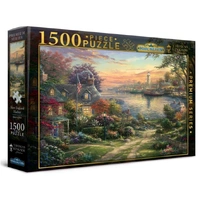 Harlington Thomas Kinkade PQ New England Harbor 1500 pieces