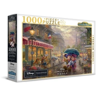Harlington Thomas Kinkade PQ - Disney - Mickey and Minnie in Paris 1000 Piece Puzzle