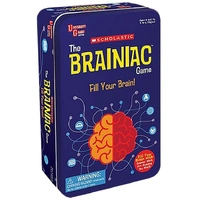Tinned Game -Scholastic The Brainiac Game