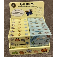Go Bum Display (6x Go Gum Original 6x Go Bum Animals)