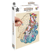 Puzzle - BMS - Unicorn Wooden Jigsaw 129Pc