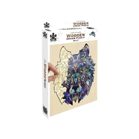 Puzzle - BMS - Wolf Wooden Jigsaw 132Pc