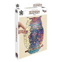 Puzzle - BMS - Owl Wooden Jigsaw 129Pc