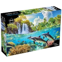 Puzzle - BMS - Cruisin' Dolphins Jigsaw 1000P