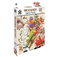 Puzzle - BMS - Lorikeets Wooden Jigsaw 123Pc