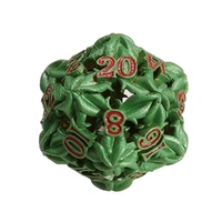 LPG Dice Leaf RPG Set Green/Red