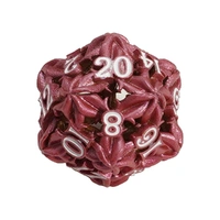 LPG Dice Leaf RPG Set Red/White