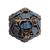 LPG Dice Heart RPG Set Copper/Blue