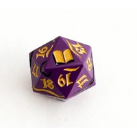 LPG Dice Mage RPG Set Purple/Gold