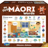Puzzle - Holdson - My First Words in Maori - 60pc Puzzle - Ruma Moe - Bedroom