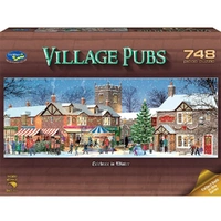 Puzzle - Holdson - Village Pubs - 748pc Puzzle - Celebrate In Winter