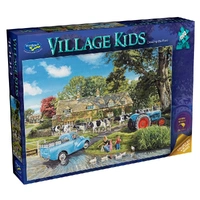 Puzzle - Holdson - Village Kids Crossing The Ford