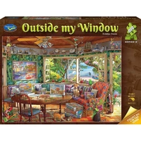 Puzzle - Holdson - Outside my Window S2 - 1000pc Puzzle - Holiday Room