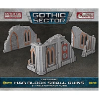 Battlefield in a Box: Gothic Sector – Castograd Hab Block Small Ruins