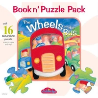 Puzzle - Wheels On The Bus Book & Puz