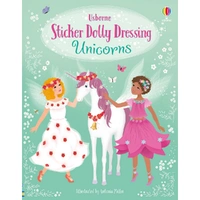 Sticker Dolly Dressing Unicorn