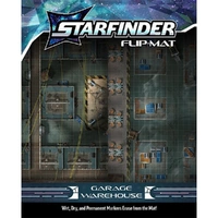 Starfinder Second Edition: Starfinder Flip-Mat: Garage Warehouse