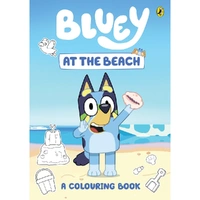 Bluey At The Beach Colouring