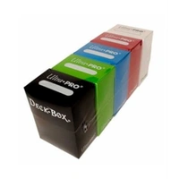 Ultra Pro: UP85323 Deck Box AMZ Bundle - 5 Colors Red - Blue - Green - Black - White