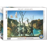 Puzzle - Dali; Swans Reflection Elephnt