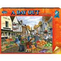Puzzle - A Day Out Farmers Markt;1000Pc