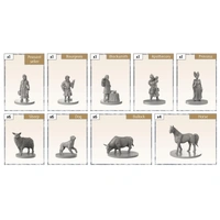 Time of Legends Joan of Arc Village 2. Extra Miniatures